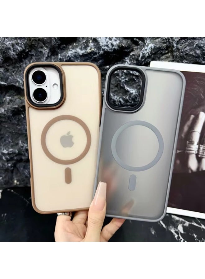 Magnetic Case for iPhone 17 6.3-Inch Compatible with MagSafe, Camera Lens Full Protection, Translucent Matte Back Slim Minimalist Shockproof Phone Cover - Image 3